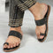 Women's Embellished Toe Ring Flat Sandals