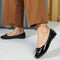 Women's Round Toe Bow Detail Ballerinas