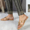 Women's Criss-Cross Strap Flat Sandals