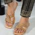 Women's Criss-Cross Strap Flat Sandals