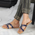 Women's Criss-Cross Strap Flat Sandals
