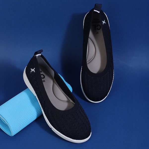 Women's FlyKnit Comfort Slip-On Ballet Flats