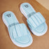 Women's Ruched Strap Comfort Slide Sandals