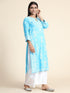 Hand Embroidery Chikankari Long Kurti for Women | Stylish Casual | Fancy