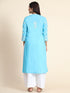 Hand Embroidery Chikankari Long Kurti for Women | Stylish Casual | Fancy