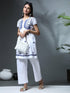 HOK Chikankari Tunic for Women White