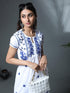 HOK Chikankari Tunic for Women White
