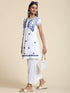 HOK Chikankari Tunic for Women White