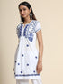 HOK Chikankari Tunic for Women White