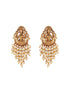 Gold Plated Pearl Beaded Haram Temple Lakshmiji Pendant Jewellery Set