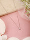 925 Sterlling Silver CZ Studded Oval AD Solitaire Pendant Necklace & Chain