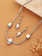 Anti-tarnish Silver Toned Trendy Chain Jewelry Set