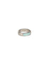 SARAF TRENDZ Anti-tarnish Silver Plated American Diamond-Studded Finger Ring