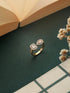 Gold Toned AD Studded Minimal Engagement Solitaire Finger Ring