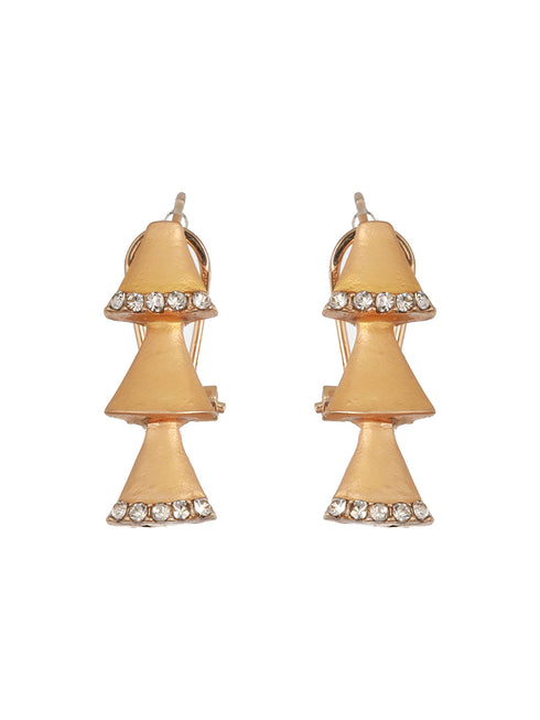Anti-Tarnish 18k Gold Plated AD Studded Statement Link Combo Jewellery Set