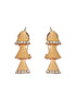 Anti-Tarnish 18k Gold Plated AD Studded Statement Link Combo Jewellery Set