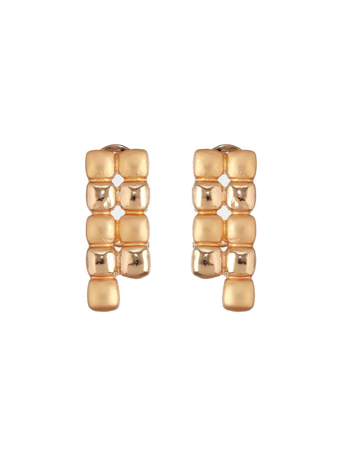 Anti-Tarnish 18k Gold Plated Ball Statement Combo Jewellery Set