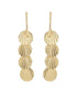 Anti-Tarnish Gold Plated Geometric Drop Down Eaarings