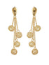 Anti-Tarnish Gold Plated Mesh Ball Drop Dangler Earrings