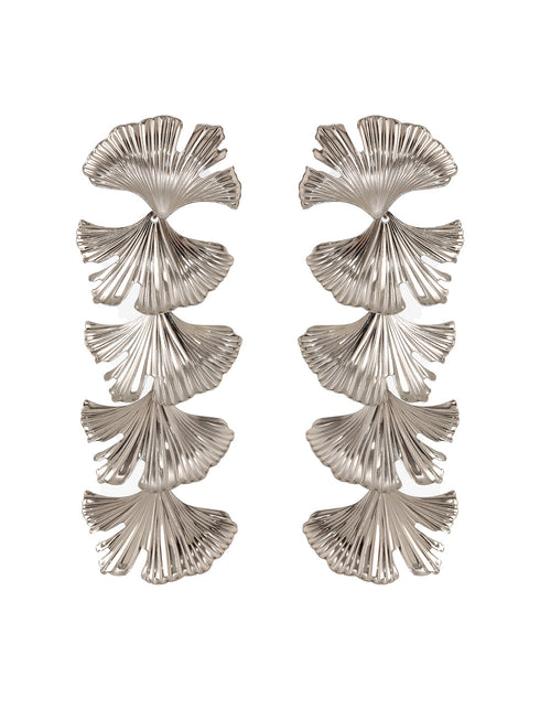 Anti-Tarnish Silver Plated Quirky Long Dangler Earrings
