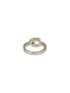 SARAF TRENDZ Anti-tarnish Silver Plated AD Studded Enamelled Finger Ring