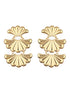 Anti-Tarnish Gold Plated Shell Shaped Drop Earrings