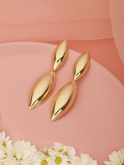 Anti-Tarnish Gold Plated Stylish Casual Drop Dangle Earrings