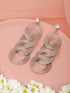 Anti-Tarnish Silver Plated Circular Drop Earrings