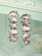 Anti-Tarnish Silver Plated Quirky Long Dangler Earrings
