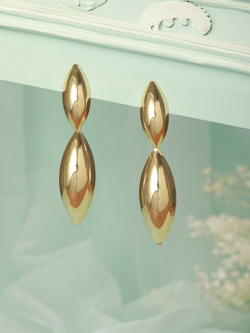 Anti-Tarnish Gold Plated Stylish Casual Drop Dangle Earrings