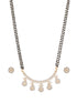 Dual Toned Black Beads CZ Studded Designer Contemporary Mangalsutra Jewellery Set
