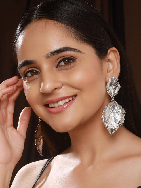 Anti-Tarnish Silver Plated Stylish Quirky Drop Earrings
