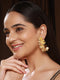 Anti-Tarnish Gold Plated Quirky Statement Hoops Earrings