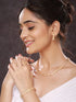 Anti-Tarnish 18k Gold Plated AD Studded Statement Link Combo Jewellery Set