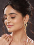 Anti-Tarnish Gold Plated Intwined Dangler Drop Earrings