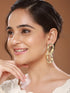 Anti-Tarnish Gold Plated Intwined Dangler Drop Earrings