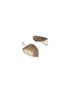 Oxidised Silver Lookalike Leaf Shaped Tribal Lightweight Fishhook Earrings