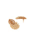 Gold Plated Perarls Beaded Shri krishna Designer large Studds earring