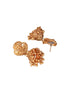 Gold Plated Green Pearl Beaded Ganesha Motif Long haram Temple Jeellery Set