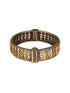 Silver Oxidised Dual Toned Filigree Openable Kada Bangle Bracelet