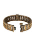 Silver Oxidised Dual Toned Filigree Openable Kada Bangle Bracelet