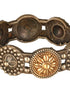 Silver Oxidised Dual Toned Boho Style Adjustable Kada Bangle Bracelet