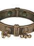 Silver Oxidised Tribal Boho Statement Ghungroo Kada Bangle Bracelet
