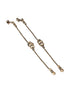 Set of 2 Silver Oxidised Balls Minimal Dailywear Anklet Payal