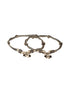 Set of 2 Oxidised Silver Lookalike Minimal Dailywear Anklet Payal