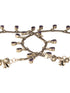 Oxidised silver Lookalike Lavender Charms Payal Anklet