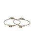 Set of 2 Silver Oxidised Balls Minimal Dailywear Anklet Payal