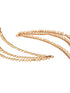 Gold Plated Temple Pearl Beaded Multilayered Matil Earchain