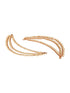 Gold Plated Temple Pearl Beaded Multilayered Matil Earchain