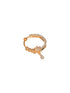 Gold Toned AD Zircon Studded Floral Designer Spring Nath